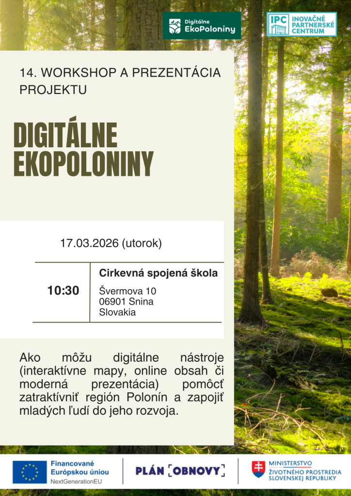 14. workshop v rámci projektu Digitálne EkoPoloniny